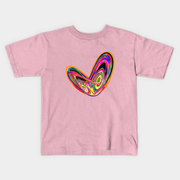 Chaos theory: Lorenz equation Kids T-Shirt by Blacklinesw9